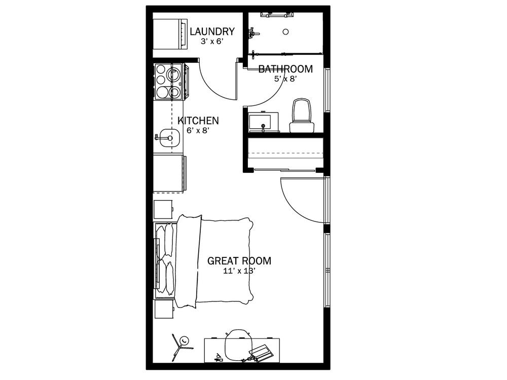 The Cove main floor plan